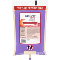 Nestle Healthcare Nutrition Tube Feeding Formula ISOSOURCE&reg; 1.5 CAL Unflavored 1000 ml