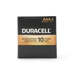 MON694133CS - Duracell - Alkaline Battery Duracell Coppertop AAA Cell 1.5V Disposable 24 Pack, 144 EA/CS