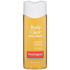 Johnson & Johnson Acne Body Wash Neutrogena Body Clear 8.5 oz. Liquid