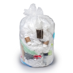 Colonial Bag Trash Liner Clear 10 Gallon 24 X 24 Inch, 1000EA/CS