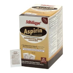 Medique Products Pain Relief Medique 325 mg Strength Aspirin Tablet 250 per Box, 250/BX