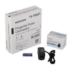 McKesson Fingertip Pulse Oximeter, Battery Operated Without Alarm