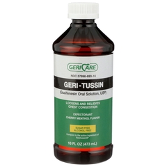 Geri-Care Cough Relief 100 mg Strength Liquid 16 oz., 12 EA/CS