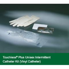 MON328276EA - Bard Medical - Intermittent Catheter Kit Touchless Plus Closed System / Coude Tip 14 Fr. Without Balloon Red Rubber
