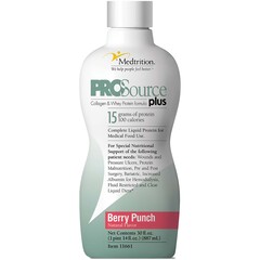National Nutrition Prosource Plus Liquid Protein 32 Oz Bottles Berry Punch