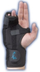 Medical Specialties Boxer Fracture Brace Med Spec Aluminum / Felt Left Hand Black Medium