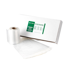 SPS Medical Supply Sterilization Pouch Dry Heat 4 X 10 Inch Transparent Self Seal Nylon
