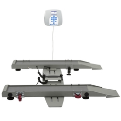 Health O Meter Wheelchair Scale Health O Meter&reg; Digital LCD Display 800 lbs. / 360 kg Capacity Gray AC Adapter / Battery Operated, 1/EA