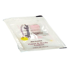 Donovan Industries Hand and Body Moisturizer DawnMist 0.35 oz. Individual Packet Scented Lotion, 1000 EA/CS