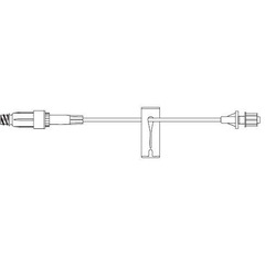 B. Braun IV Extension Set Ultrasite&reg; Needle-Free Port Small Bore 8 Inch Tubing Without Filter, 50/CS