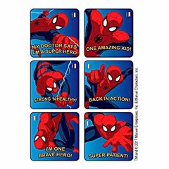 Medibadge Kids Love Stickers 90 per Roll Spider-Man Strong n Healthy Sticker 2-1/2 Inch, 1 Roll