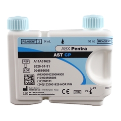 Horiba Reagent ABX Pentra Hepatic / General Chemistry Aspartate Aminotransferase (AST) For ABX Pentra 400 Clinical Chemistry Analyzer 250 Tests, 1/EA