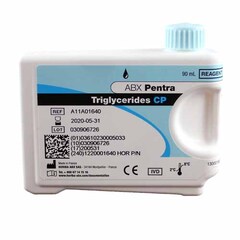 Horiba General Chemistry Reagent ABX Pentra Triglycerides For ABX Pentra 400 Clinical Chemistry Analyzer 327 Tests, 1 Each