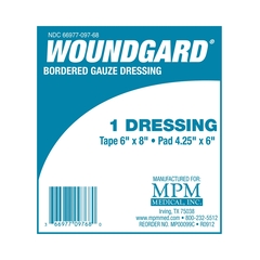 MPM Medical Adhesive Dressing WoundGard 6 x 8