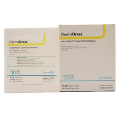 Dermarite Composite Dressing DermaDress&reg; 6 X 6 Inch Gauze, 10EA/BX