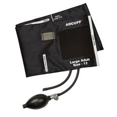 American Diagnostic Adcuff Blood Pressure Cuff and Bulb, Adult Arm, Large Cuff, 34 - 50cm, Nylon Cuff, 1/EA