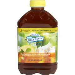 Hormel Health Labs Thickened Beverage Thick & Easy 46 oz. Bottle Iced Tea Flavor Ready to Use Honey Consistency, 1/EA