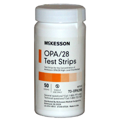 MON852218BT - McKesson - High-Level Disinfectant Test Strip OPA/28