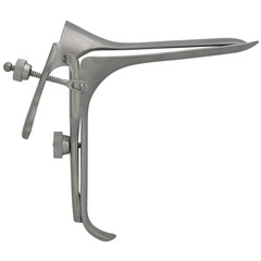 BR Surgical Vaginal Speculum BR Surgical Pederson NonSterile Surgical Grade German Stainless Steel 2X-Large Double Blade Duckbill Reusable Without Light Source Capability, 1/EA