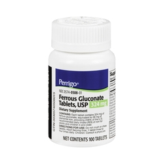 Perrigo Nutritionals Ferrous Gluconate Supplement 324 mg Tablet 100 per Bottle