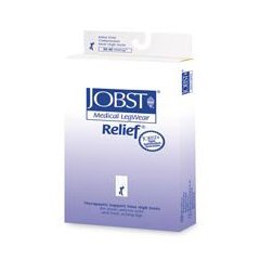BSN Medical Compression Stocking JOBST&reg; Relief&reg; Knee High Large Black Closed Toe