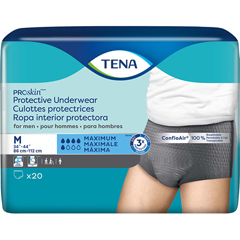 MON1135410CS - Essity - TENA® ProSkin™ Protective Incontinence Underwear for Men, Maximum Absorbency, Medium
