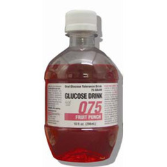 Azer Scientific Glucose Tolerance Beverage Glucose Drink 10 oz. per Bottle Fruit Punch Flavor 75 Gram, 1/EA
