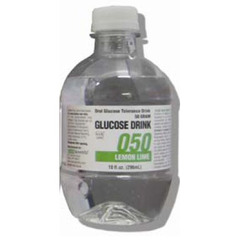 Azer Scientific Glucose Tolerance Beverage Glucose Drink 10 oz. per Bottle Lemon-Lime Flavor 50 Gram, 1/EA