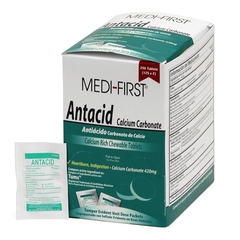 Medique Products Antacid Medi-First 420 mg Strength Tablet 2 per Pack, 125/BX