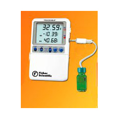 PANTek Technologies Refrigerator / Freezer Thermometer Fisherbrand Traceable Fahrenheit -58&deg; to +158&deg;F (-50&deg; to +70&deg;C) Bottle Probe Desk / Wall Mount Battery Operated, 1 Each