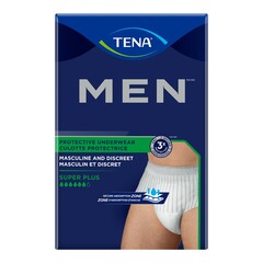 Essity TENA&reg; MEN™ Super Plus Male Adult Absorbent Underwear, Pull On with Tear Away Seams, Small/Medium, Disposable, Heavy Absorbency