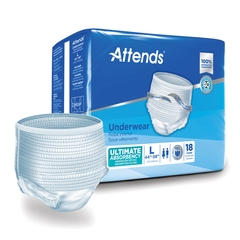 Attends Advanced&reg; Heavy Absorbency Protective Underwear, Large, 72/CS