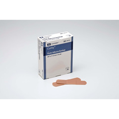 Cardinal Health Adhesive Strip Curity™ 3/4 X 3 Inch Plastic Rectangle Tan Sterile