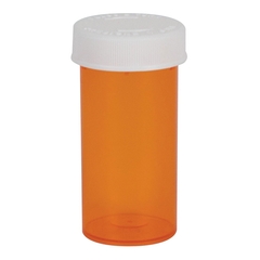 Apothecary Products Prescription Vial Ezydose Push & Turn 13 DRAM Amber, 280/CS