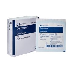 Cardinal Health Gauze Sponge Dermacea™ Cotton 8-Ply 4 L