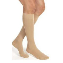 Jobst Compression Stockings Relief Knee-high Medium Black Closed Toe, 2EA/PR