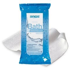 Sage Products Personal Cleansing Washcloth Essential Bath&reg; Fresh Scent, 8EA/PK 30PK/BX