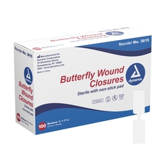 Dynarex Skin Closure Strip Secure Strip 3/8 x 1-13/16