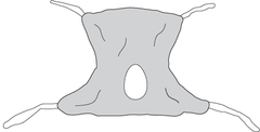 Drive Medical Full Body Sling 4 or 6 Point 2x-Large 600 lbs. Weight Capacity, 1/EA