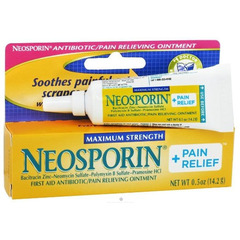 Johnson & Johnson Neosporin&reg; + Pain Relief First Aid Antibiotic, 0.5 oz. Ointment Tube