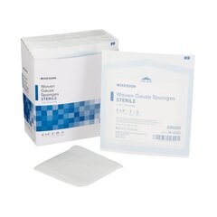 McKesson Sponge Dressing Medi-Pak™ Performance Cotton Gauze 12-Ply 4