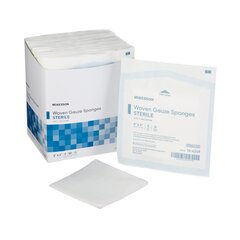 McKesson Sponge Dressing Medi-Pak Performance Cotton Gauze 8-Ply 4