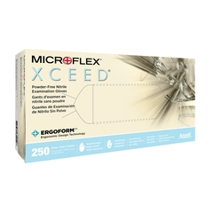 Ansell Exam Glove xCEED NonSterile Blue Powder Free Nitrile Ambidextrous Textured Fingertips Not Chemo Approved Large, 2500/CS
