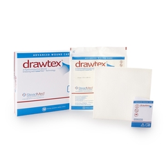 Swiss-American Products Non-Adherent Wound Dressing Drawtex&reg; Leva Fiber 8 X 8 Inch