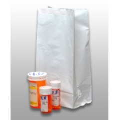 MON765035CS - Elkay Plastics - Pharmacy Bag Elkay® Plastics 4 X 7 X 14 Inch White Adhesive Closure, 1000/CS