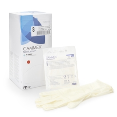 Ansell Surgical Glove GAMMEX Non-Latex PI Size 8 Sterile Polyisoprene Standard Cuff Length Micro-Textured White Chemo Tested, 200 EA/CS