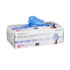 McKesson Glove Exam Nitrile Powder-Free Tactile Touch™ Blue - Small