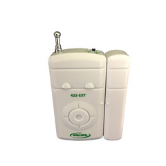 Smart Caregiver Door Alarm System Economy White / Green, 1/EA
