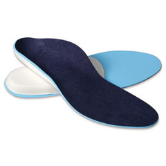 Alimed Insole AliMed&reg; Poron&reg; Foot Relief full length Plastazote&reg; / Poron 4000 Female 14 to 15 / Male 12 to 13 Blue, 1/PR