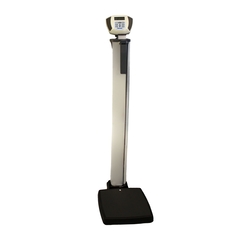 Health O Meter Physician Electronic Scale with Rod Health o meter&reg; Digital 600 lbs. 120-240V AC - 6V DC 50-60Hz, Adapter Model ADPT50 (Included), 6 C cell 1.5V Batteries (Not Included)
